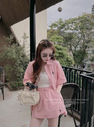 Ảnh của Set hồng 3CT mix chân váy