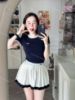 Ảnh của Set áo than mix cv xếp ly