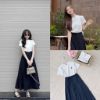 Ảnh của SET CHÂN VÁY TÍM THAN MIX ÁO THÊU