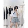 Ảnh của Set áo cổ nơ + quần jean
