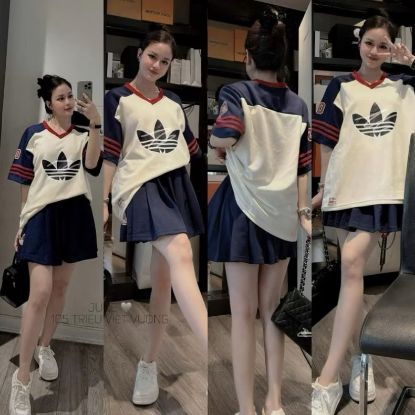 Ảnh của Set áo das mix cv than xếp li