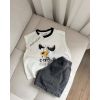 Ảnh của Set bộ áo 3 lỗ cún mix quần jean