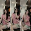 Ảnh của Set áo phông hồng mix quần jean